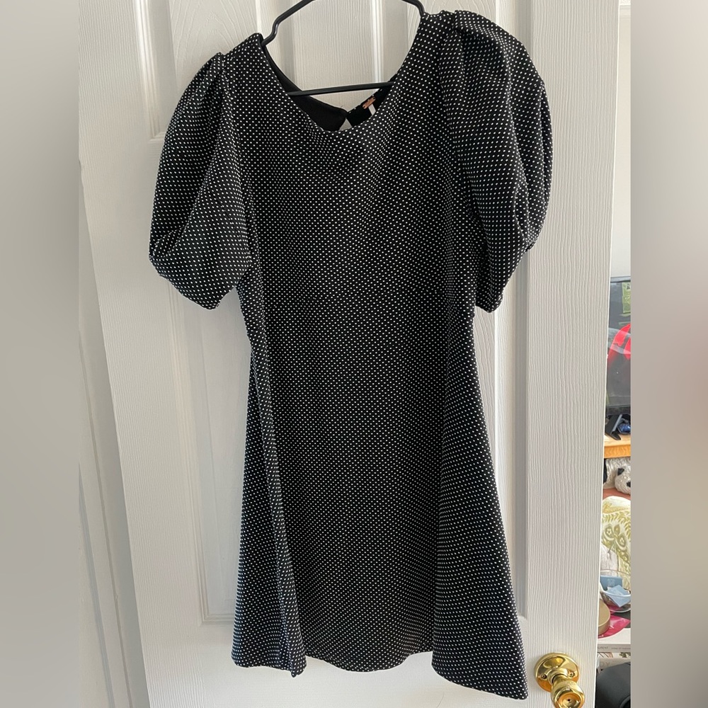 Free people puff sleeve dress